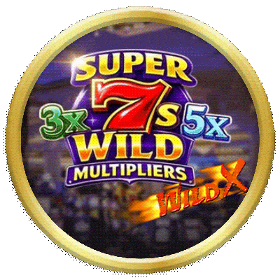 Super 7s Wild Multipliers: Wild X up to 7X plus free spins! Super 7s Wild Multipliers